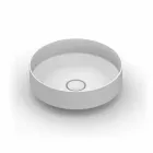 Rundes modernes Aufsatzwaschbecken aus Keramik made in Italy, Yoel Viadurini
