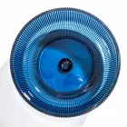 Rundes Aufsatzwaschbecken aus venezianischem Plissè-Glas, hergestellt in Italien – Zirkon Viadurini