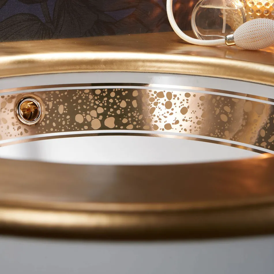 Eingebautes Badezimmerwaschbecken aus handgegossenem Schamott, hergestellt in Italien – Erioli Viadurini