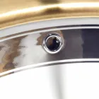 Barock Einbauwaschbecken aus Schamott handgefertigt in Italien, Ägäis Viadurini