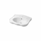 Waschtischwand oder mit Keramiksäule L70cm Made in Italy Avise Viadurini