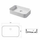 Design Waschbecken aus Keramik Made in Italy Leivi Viadurini