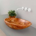 Design Aufsatzwaschbecken, Keramik, Schildkröte, made in Italy Glossy