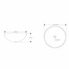 Design Arbeitsplatte Waschbecken aus Harz mit Koralleneinsätzen - Salvatore Viadurini