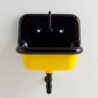 von Wall Design Waschbecken rechteckigen zweifarbige Keramik Jacob Viadurini