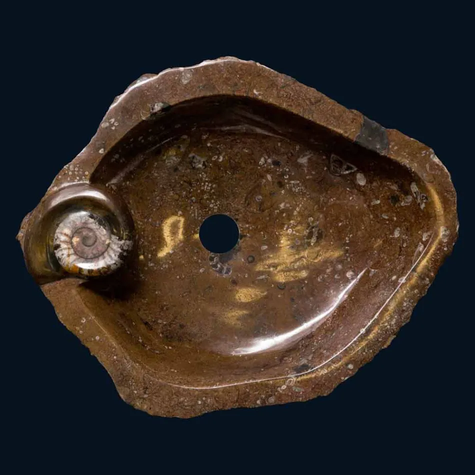 Einbauwaschbecken aus Marmor / freistehend Samir, Unikat Viadurini