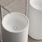 Freistehendes Aufsatzwaschbecken aus Keramik Made in Italy - Ragazza Viadurini