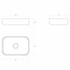 Modernes freistehendes Waschbecken in Italien, Formicola Viadurini