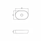 Freistehendes Badezimmer Design Waschbecken in Italien Dalmine Medium Viadurini