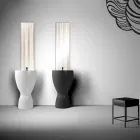 Modernes freistehendes Keramikwaschbecken made in Italy, Basile Viadurini