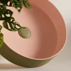 Waschbecken aus Feinsteinzeug in verschiedenen Ausführungen, hergestellt in Italien – Umschlag Viadurini