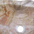 Holz Fossil Waschbecken Arbeitsplatte Goa Einzelstück Viadurini