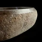 Handgefertigtes Arbeitsplattenwaschbecken in Pietra di Fiume - Aurea Viadurini