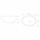 Handgefertigtes Arbeitsplattenwaschbecken in Pietra di Fiume - Aurea Viadurini