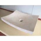 Waschbecken aus Naturstein Love White Design, Einzelstück Viadurini