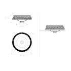 Porzellanwaschbecken mit handapplizierten Blütenblättern, hergestellt in Italien – Amarone Viadurini