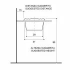 Einbauwaschbecken aus klassischem Porzellan, handgefertigt in Italien, Santiago Viadurini
