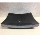 Schwarzes Badezimmer Waschbecken aus Naturstein Liebe, Einzelstück Viadurini