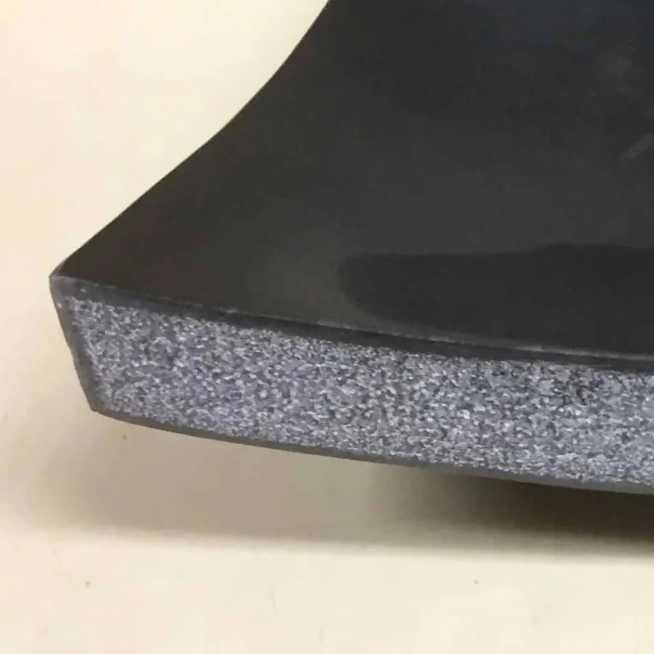 Schwarzes Badezimmer Waschbecken aus Naturstein Liebe, Einzelstück Viadurini