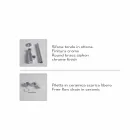 Quadratisches oder rechteckiges Keramikwaschbecken im modernen Design Made in Italy - Act Viadurini