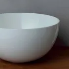 Modernes Design runden Keramik-Aufsatzwaschtisch Star Round 40 cm Viadurini