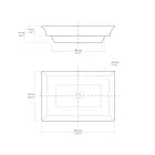 Halbeinbauwaschbecken aus Schamotteton in verschiedenen Ausführungen, hergestellt in Italien – Ultima Viadurini