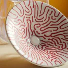 Halbeinbauwaschbecken aus hochwertigem französischem Porzellan – Pausa Viadurini