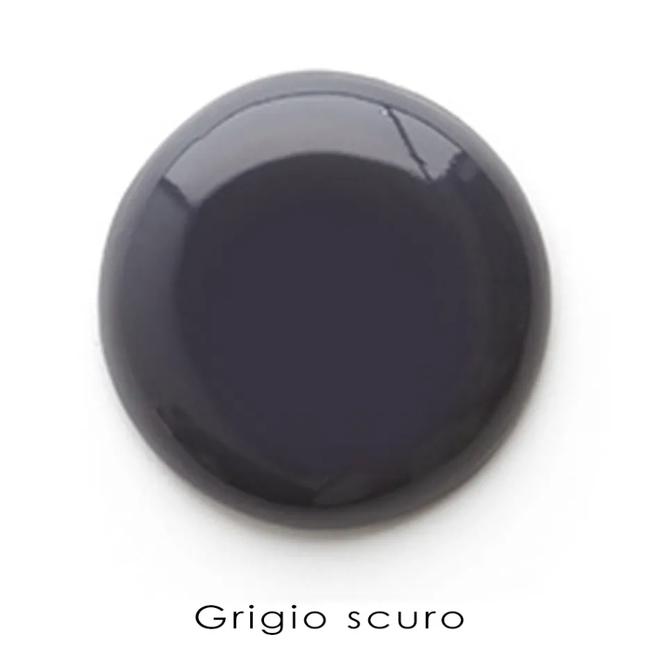 Eckiges Wandwaschbecken aus weißer und farbiger Keramik 42 cm - Angelino Viadurini