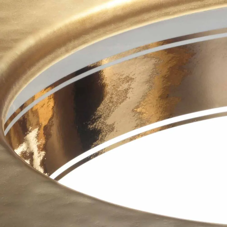 Barock-Becken Unterbau Schamott und Gold in Italien, Aegean Viadurini