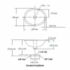 Unterbauspüle aus Schamott und Gold, handgefertigt in Italien, Ägäis Viadurini