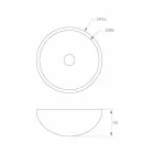 Runder Standwaschtisch aus Edelstahl, Donnas Viadurini