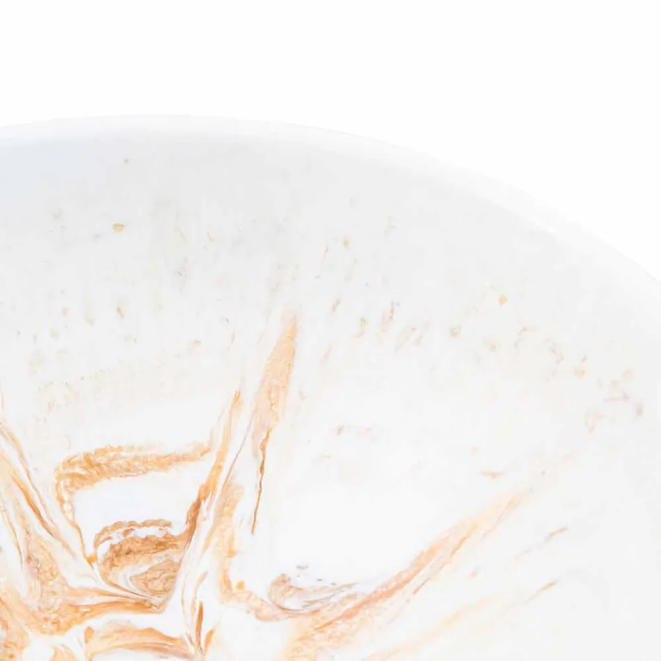 Design Support Waschbecken aus goldenem Harz - Dogliola Viadurini