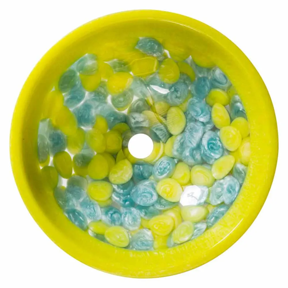 Design Handwaschbecken aus Kunstharz, Buglio Viadurini