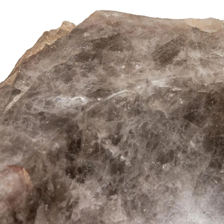 Handgefertigtes Aufsatzwaschbecken aus Rauchquarzstein, Vigasio Viadurini