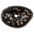 Handgefertigtes Aufsatzwaschbecken aus Flussstein, Palizzi Viadurini