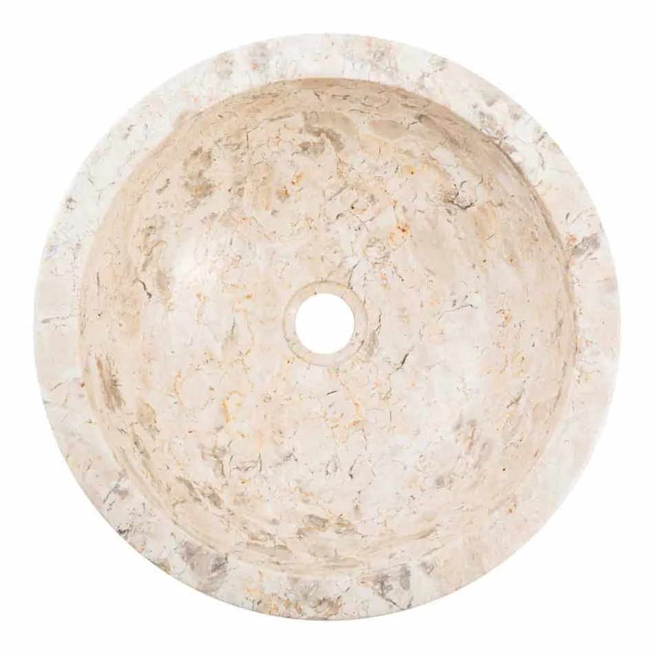 Tonto Aufsatzwaschbecken aus Marmor, Nibbiano Viadurini
