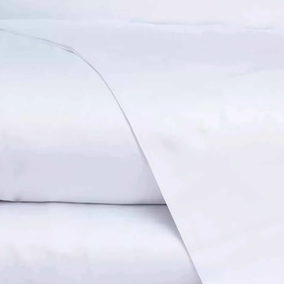 Baumwollsatinplatten für Doppelbett Solid Color - Freesia Viadurini