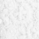 Hochwertiges weißes Leinenlaken mit Spitze für Doppelbett – Fiumana Viadurini