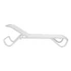 Solaya 194x65 cm Outdoor-Sonnenliege aus Aluminium und Textilene Viadurini