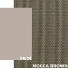 Sonnenliege im Freien aus Aluminium mit Rädern und Armlehnen Modernes Design - Carmine Viadurini