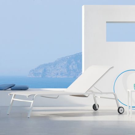 Made in Italy Stapelbares Gartenbett 2 Stück - Aberdeen Viadurini