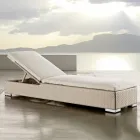 Gartenliege aus handgewebtem Polyrattan - Experia Viadurini