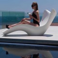 Moderne Sonnenliege aus Polyethylen, Surf by Vondom, 2 Stücke