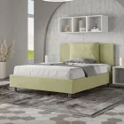 140 x 200 cm Bettkopfteil mit Mikrofaserkissen, hergestellt in Italien – Olympics Viadurini