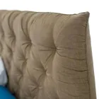 Gepolstertes Doppelbett mit Stauraum aus Stoff oder Öko-Leder, hergestellt in Italien – Euro Viadurini