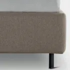 Doppelbett 160x190 mit geschwungenen Linien und Knöpfen Made in Italy - Oriente Viadurini