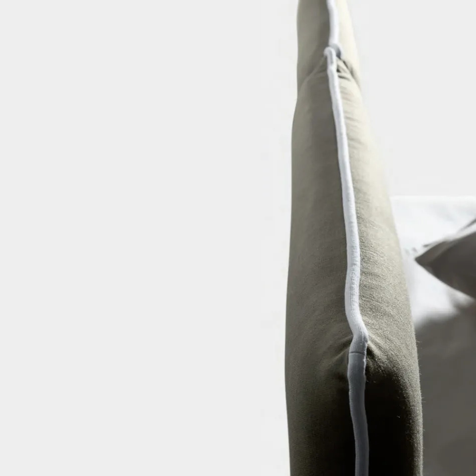 Doppelbett 160x190 mit mittig geteiltem Kopfteil Made in Italy - Celesti Viadurini