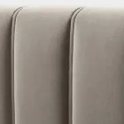 Doppelbett 160x190 mit Steppung mit breiten vertikalen Streifen - Magan Viadurini