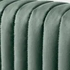 Doppelbett 160x190 mit mehrstreifen-Schmalbandsteppung - Meduse Viadurini