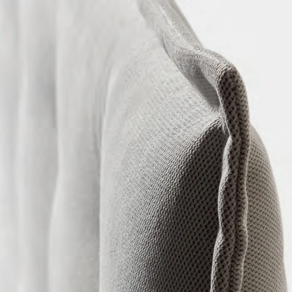 Doppelbett 160x190 aus Stoff mit Kopfteil mit Knöpfen Made in Italy - Dreams Viadurini